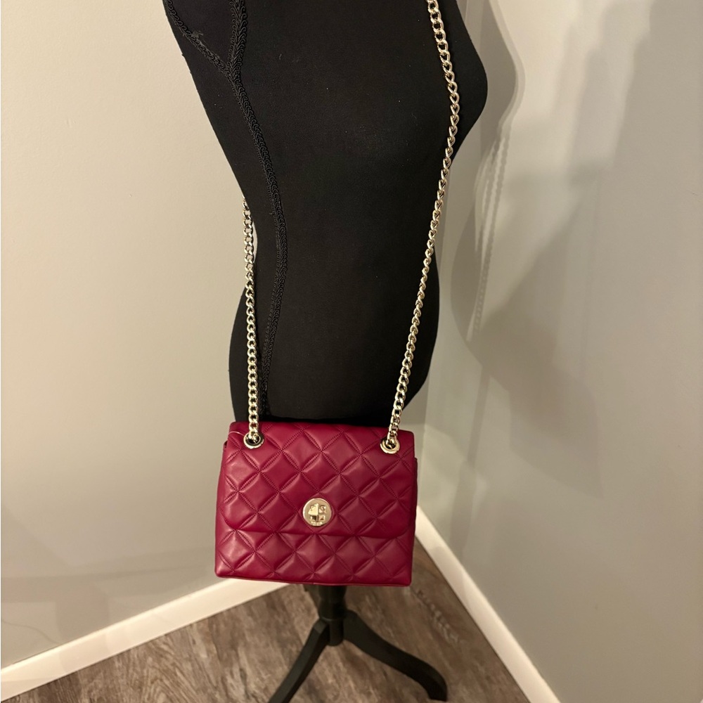 Elegant Kate Spade Natalia Small FlapQuilted Chain Shoulder Bag Crossbody